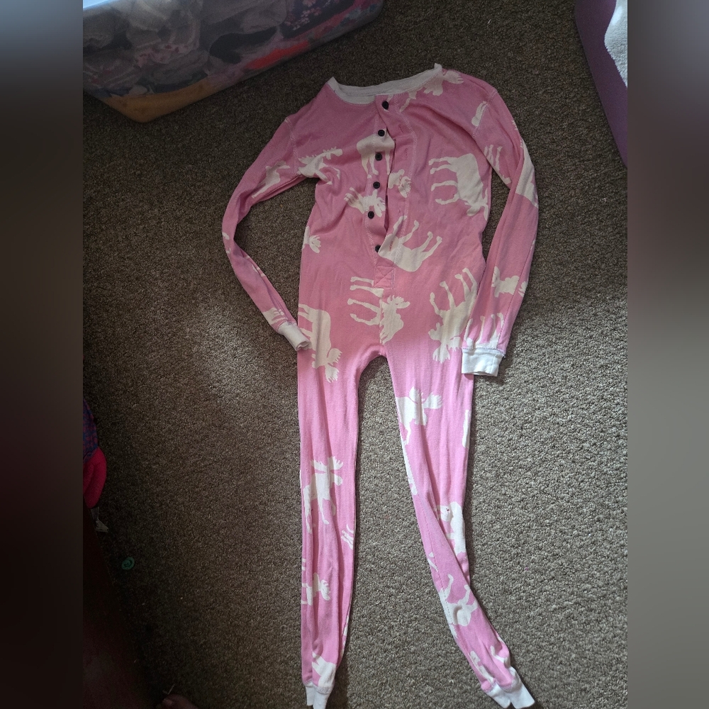 Lazy One Pink Unicorn Footie Pajamas